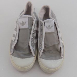 Gray & White Adidas Sneakers